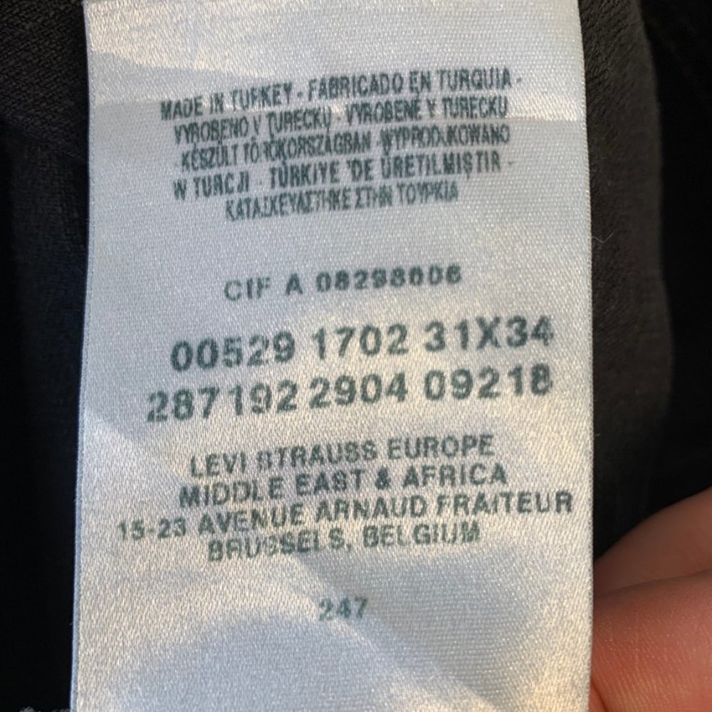Vintage 529 Levi's Dark Blue Jeans - Picture 7 of 8